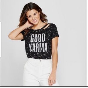 GOOD KARMA Tee Shirt Black S